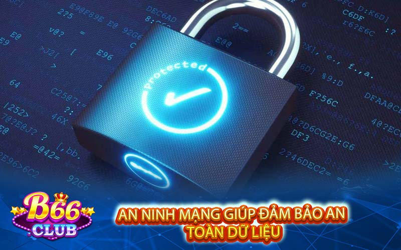 An ninh mạng giúp đảm bảo an toàn dữ liệu