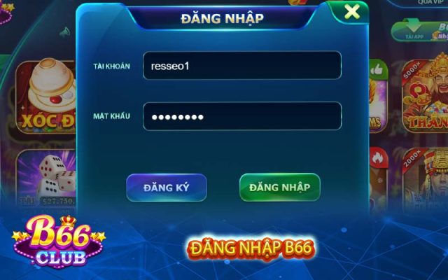 đăng nhập b66